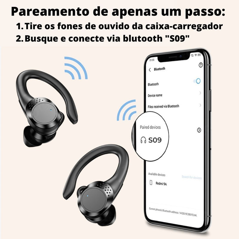 Fone Bluetooth - Sem fio - Resistente à Agua Belusk Shop